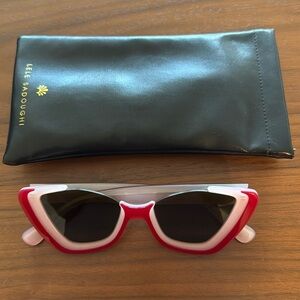 Lele Sadoughi cat eye sunglasses